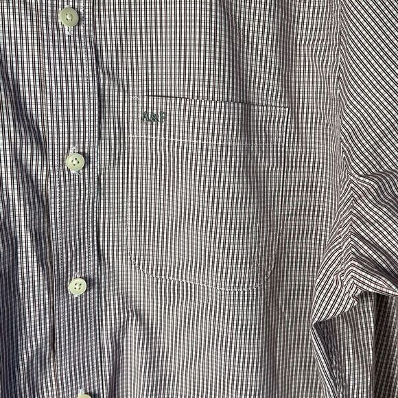 Abercrombie & Fitch Muscle Men’s Long Sleeve Button Down Shirt size xxl Preppy - Picture 2 of 7